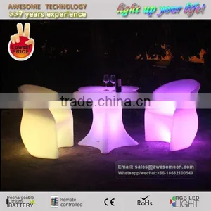 Glow Illuminated Furniture Chairs and Tables Led Light (TP117) thumbnail-1