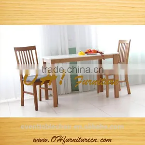 2017 Modern Furniture Elegant Hot Solid Wood Restaurant Furniture Table Chair Set thumbnail-1