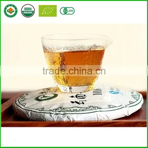 Chinese Top Grade Shen Puer 357g Yunnan Puer Tea Cake 100% Natural Health Care Tea Raw Pu er thumbnail-2