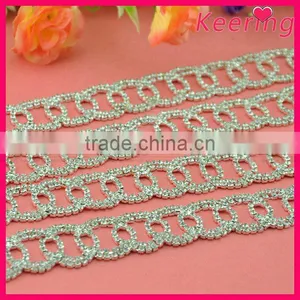 Fancy Wholesale Rhinestone Cup Chain WRC-311 thumbnail-1