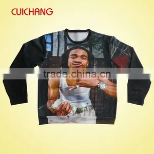 Sublimation Crewneck Sweatshirt Custom ,custom Sweatshirt Printed Crewneck Sweatshirt ,all Over Print Crewneck Sweatshirt IH-11 thumbnail-1