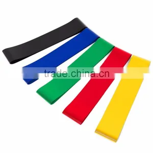 Custom Colorful Latex Rubber Exercise Fitness Resistance Bands thumbnail-5