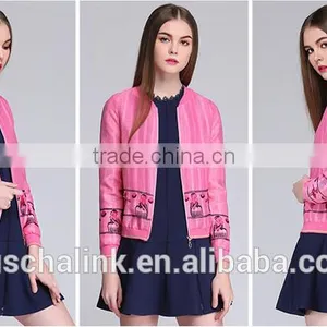 Latest Korean Style Classic Fashion Embroidered Casual Jacket Customized thumbnail-6