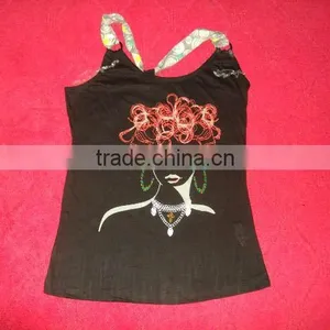 CUTE DESIGN LADIES SEXY PRINTED FANCY TOPS thumbnail-1