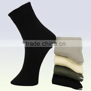 2015 Bulk Wholesale Men Cotton Black Socks thumbnail-1