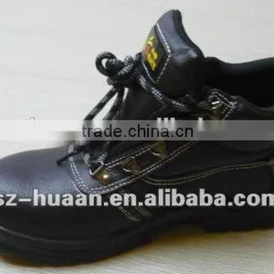 Anti Slip PU+TPU Outsole Cow Leather CE Steel Toe Work Boots thumbnail-4