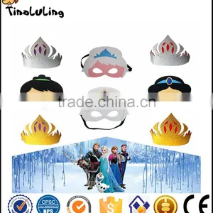 Children Party Cosplay Capes Frozen Princess Mask thumbnail-1