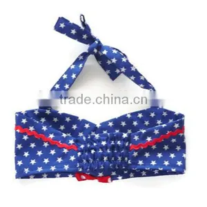 Children Swimwear Summer Beach Clothes Set Baby Girl Bikini Vintage Style Bikini Baby Pageant Wear thumbnail-5