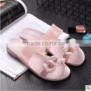 2016 Korea Style Women Shoes Flowers Pattern Design Beach Shoes Girls Summer Slippers thumbnail-1