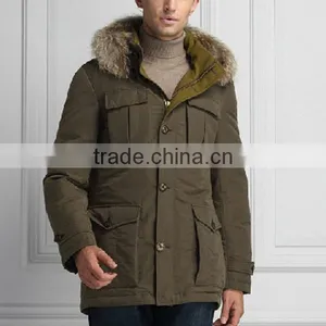 2015 Winter Military Durable Men Down Jacket With Fur Collar thumbnail-2