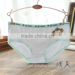 2017 New Cartoon Monkey Printing Underwear Young Girls Cotton Comfortable Pants thumbnail-6