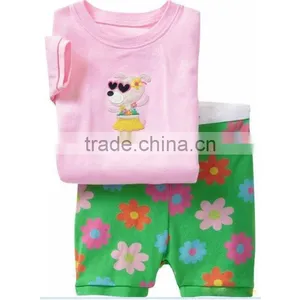 S15540A Baby Summer Cotton Pajamas Kids Cartoon Sleepwear thumbnail-1