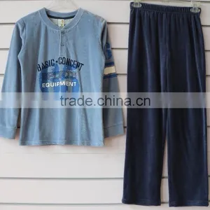 Children Velour Pajamas Set thumbnail-1