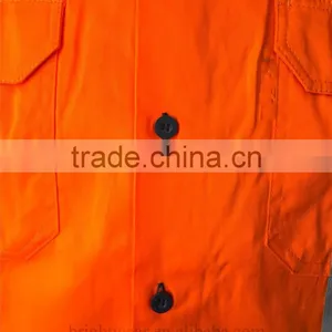 Long Sleeve Hi-vis Cotton Drill Safety Shirts thumbnail-6