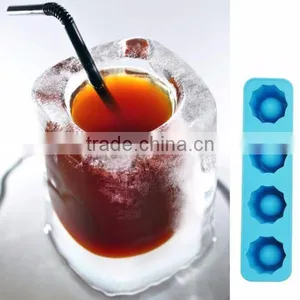 Silicone Ice Cube Trays Silicone Shot Mold Glass Ice Tray Bpa Free Silicone Ice Shot Ball Mould thumbnail-1