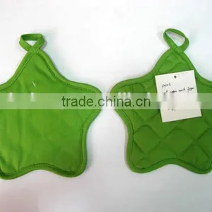 Wholesale Star Shape Pot Mitt Prasinous Cotton Potholder thumbnail-1