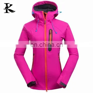 Custom Womens Outdoor Sport Climbing Winter Softshell Jackets thumbnail-1