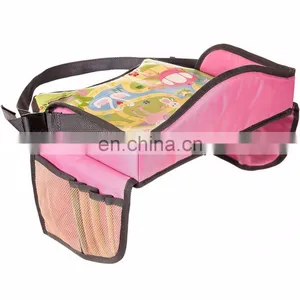 Kids Snack and Play Tray for Car Bus Train and Plane Kids Travel Tray thumbnail-5