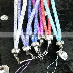 2016 Most Popular Mobile Phone Case Jewelry Hanging Rope , Crystal Mobile Phone Lanyard Straps thumbnail-6