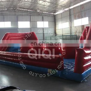 0.55mm PVC Tarpaulin Kids Funny Inflatable Leaps n Bounds Red Ball Game Course for Sale thumbnail-6