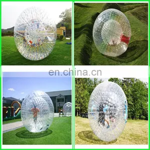 Running Fun CE PVC Inflatable Hamster Zorb Ball for Adults, Crazy Rolling Grass Zorb Balls for Sale thumbnail-4