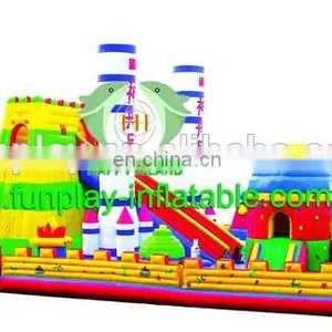 HI Amusement Park Equipment;inflatable Amusement Park;inflatable Amusement Playground for Sale thumbnail-4