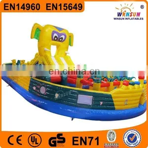 Giant Outdoor Playground Inflatable Bounc Round 15 x 15 on Sale thumbnail-2