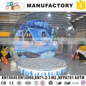 Customized Design Inflatable Snow Globes For Indoor Advertising With High Quality thumbnail-1