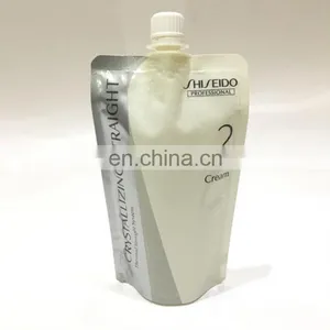 Promotional Reusable Flat Bottom Cream Packaging Spout Pouch Bag With Customized Logo thumbnail-1