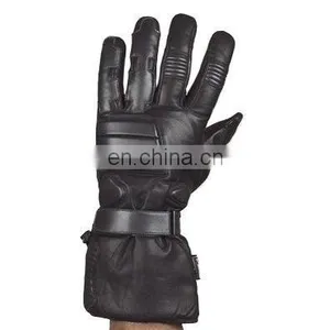 HMB-2047A MOTORCYCLE LEATHER GLOVES ZIPPER GEL THINSULATE thumbnail-1