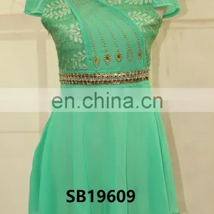 New Fashion Women Chiffon Floral Hollow Out Short Sleeve Shirt Ladies Tops Images thumbnail-2