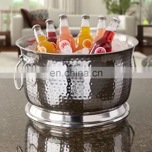 Champagne Beer Ice Bucket Custom Bulk Stainless Steel Metal Ice Bucket thumbnail-1