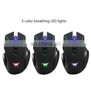 Dropshipping Combatwing W100 Rechargeable 2.4G Wireless Wired Gaming Mouse Optical Mice With 4 Adjustable DPI Levels & 8 Buttons thumbnail-4