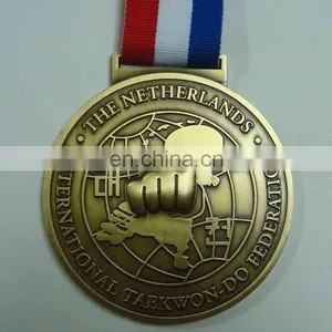 Medal Gold Medallion/ Medal With Antique Gold Medallions /sport Custom Medal thumbnail-1