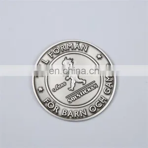 Top Quality No Minimum OEM Items Custom Embossed Vinatge Style Circle Shape Metal Wine Bottle Label thumbnail-1
