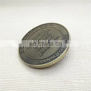 Custom 3D Gold Souvenir Medallion Metal Challenge Coin thumbnail-5