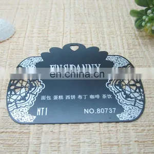 High Quality Delicate Etched Metal VIP Card Custom Shape VIP Card Membership Card thumbnail-1