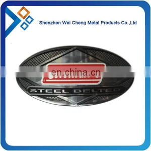 Custom Silk Screen Printing Aluminum Sticker Metal thumbnail-1