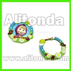 Custom and Supply Cartoon Pvc Soft Makeup Mini Small Mirror thumbnail-1