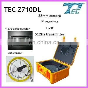 7" LCD Screen Industrial Endoscope Underwater Video System, Pipe Wall Inspection Camera TEC-Z710DL thumbnail-1