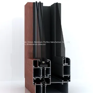 Window Aluminium Profile With Mosquito Screen Design thumbnail-1