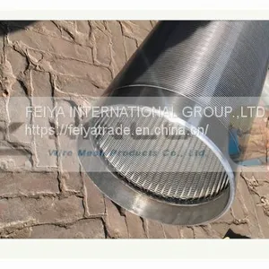 Stainless Steel No Magnetic Wedge Wire Water Well Screen thumbnail-3
