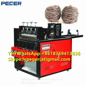 8 Wires 4 Balls High Capacity Daily Cleaning Ball Stainless Steel Scourer Making Machine Price thumbnail-1