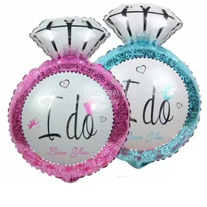 Finger Ring Balloon Foil Balloon Helium Balloon Mylar Balloon Party Balloon Wedding Balloon Engagement Balloon thumbnail-1