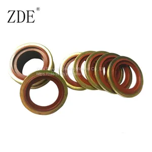 Carbon Steel FKM Rubber Metal Bonded Seal Washers thumbnail-4