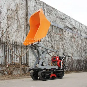 Crawler Type Dumper With Lift Container, Hydraulic Scissor Lifter thumbnail-1