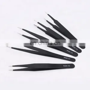 High Quality Anti-static Tweezers 6pcs thumbnail-2