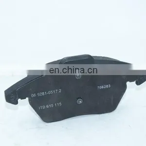 China Top Quality German Car Brake Pad 8E0698451A 4D0 698451D for A1 A2 A3 thumbnail-2