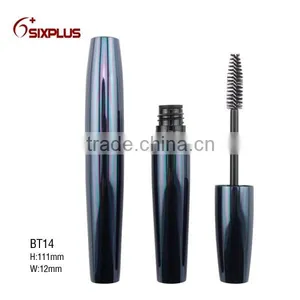 Shiny Blue Empty Cosmetic Mascara Container thumbnail-1