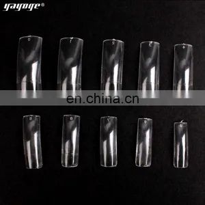 Nail Remover Cleaning Tools With Box Tips Clear French C Curve Nail thumbnail-4